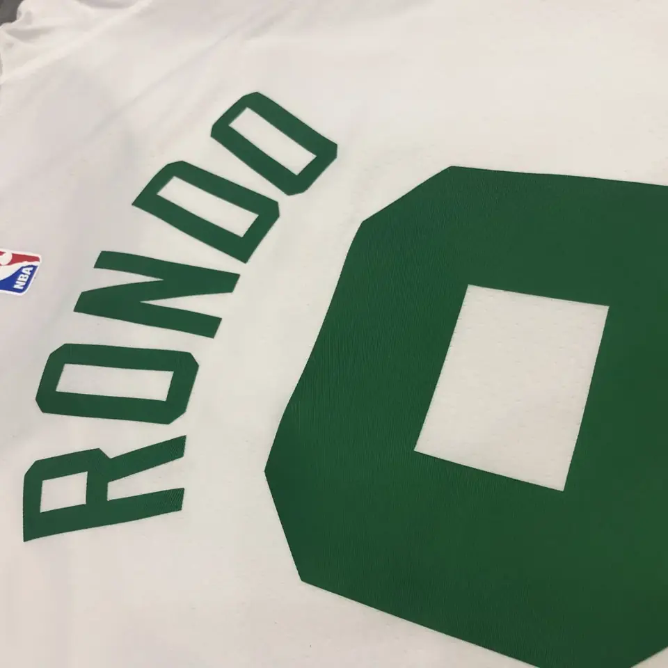 Foto 3 de Boston Celtics blanco retro nº 9 Rondo