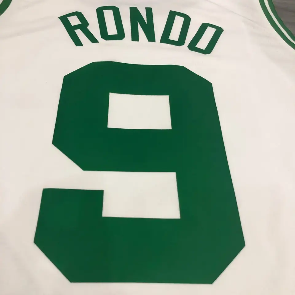 Foto 6 de Boston Celtics blanco retro nº 9 Rondo