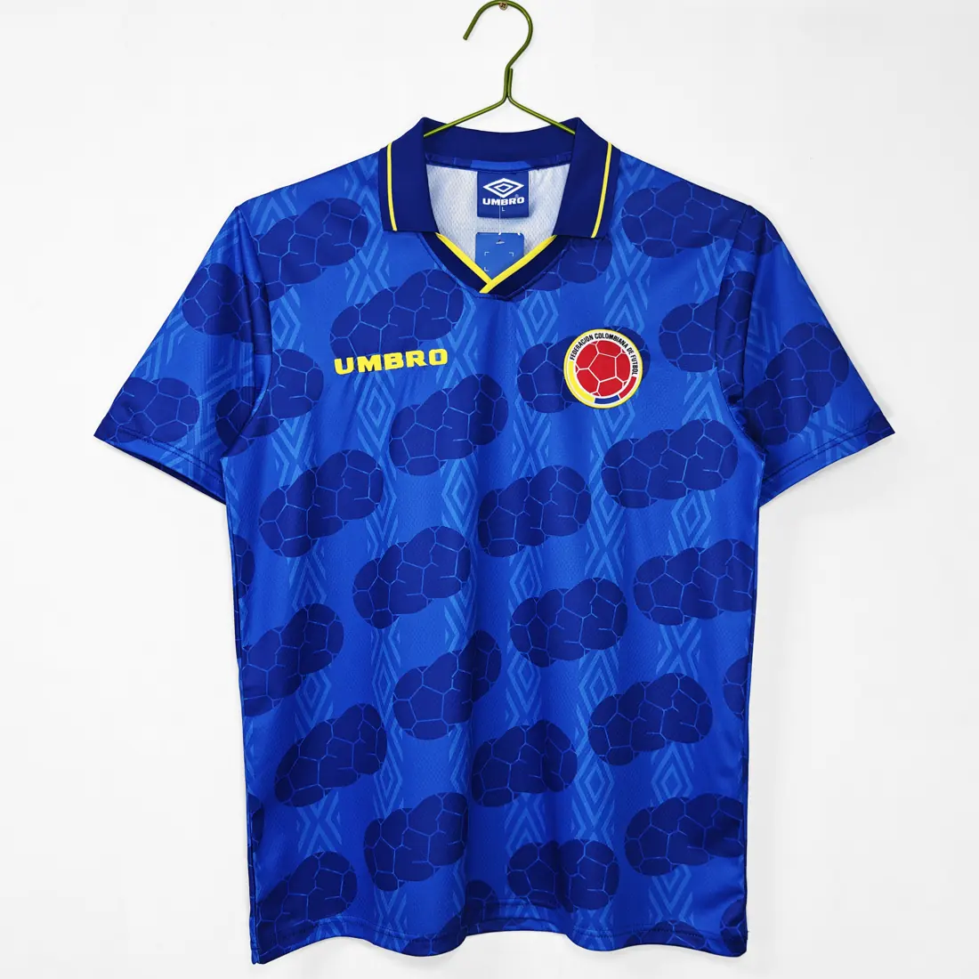 Foto 1 de Temporada 1994 Colombia visitante retro azul 8A