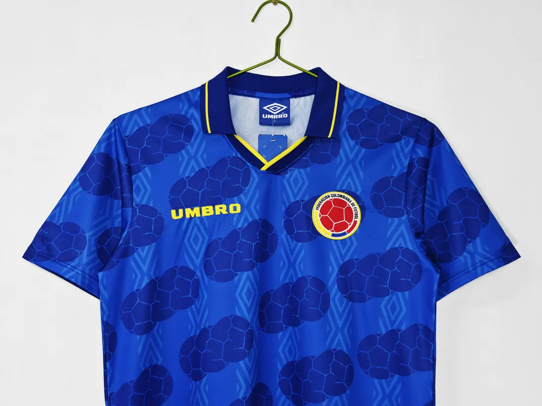 Foto 2 de Temporada 1994 Colombia visitante retro azul 8A