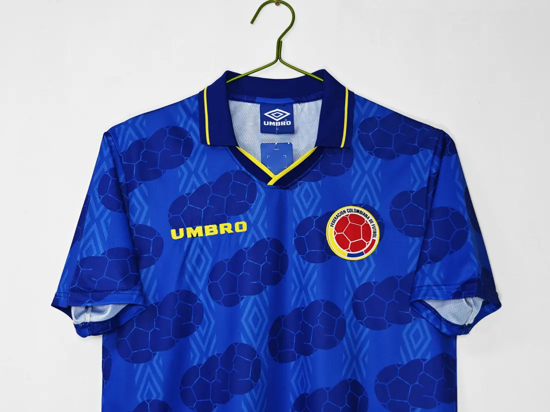 Foto 6 de Temporada 1994 Colombia visitante retro azul 8A
