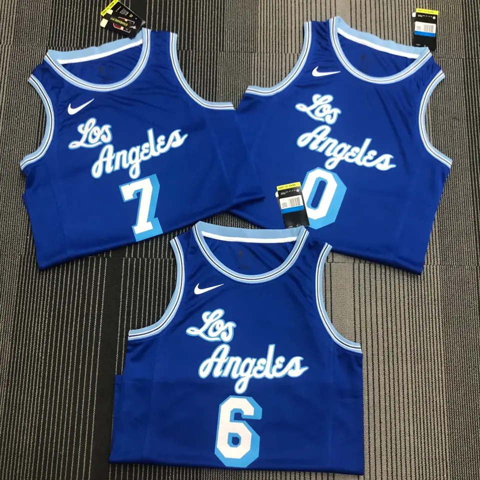 Foto 3 de Temporada 21 Lakers retro azul nº 7 Anthony