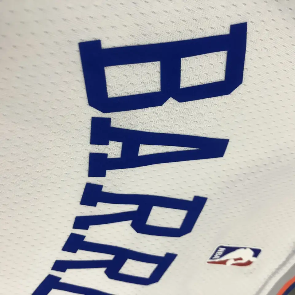 Foto 7 de Knicks blanco número 9 Barrett