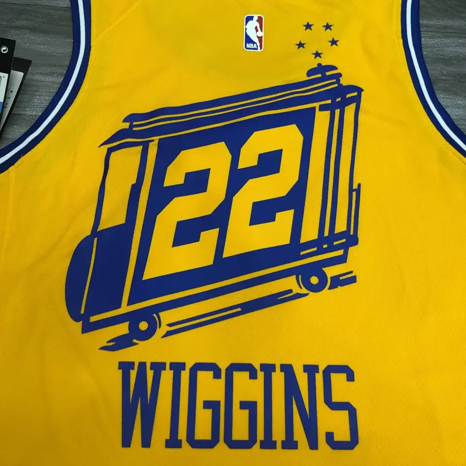 Foto 4 de Golden State Warriors edición tranvía, amarillo, nº 22 Andrew Wiggins