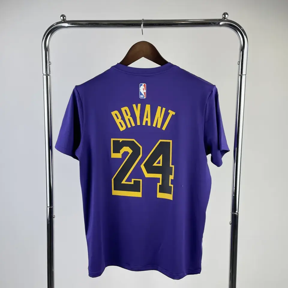 Foto 5 de Temporada 23 Los Angeles Lakers edición limitada Air número 24 camiseta de manga corta de secado rápido