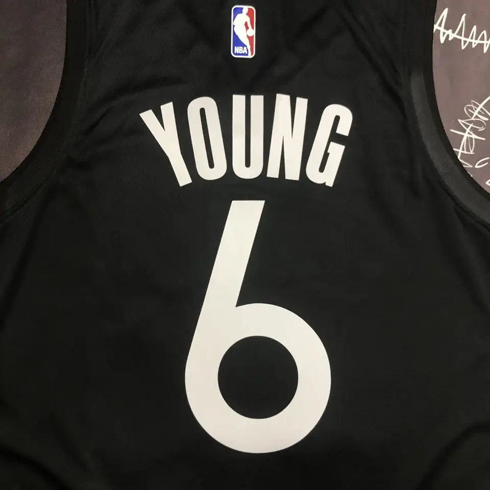 Foto 2 de Temporada 20 Warriors negro y gris número 6 Nick Young