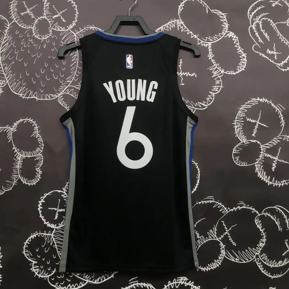 Foto 6 de Temporada 20 Warriors negro y gris número 6 Nick Young