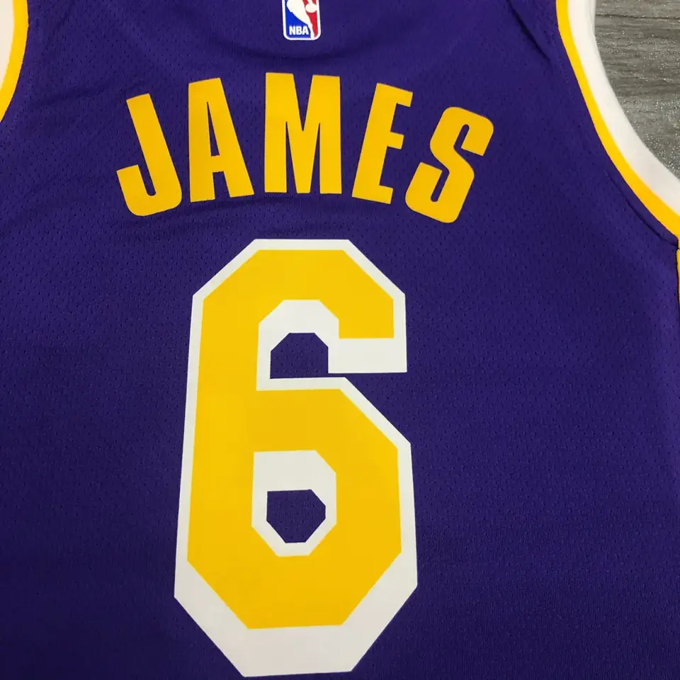 Foto 6 de Lakers de Los Ángeles Edición Jumpman limitada n.º 6 LeBron James