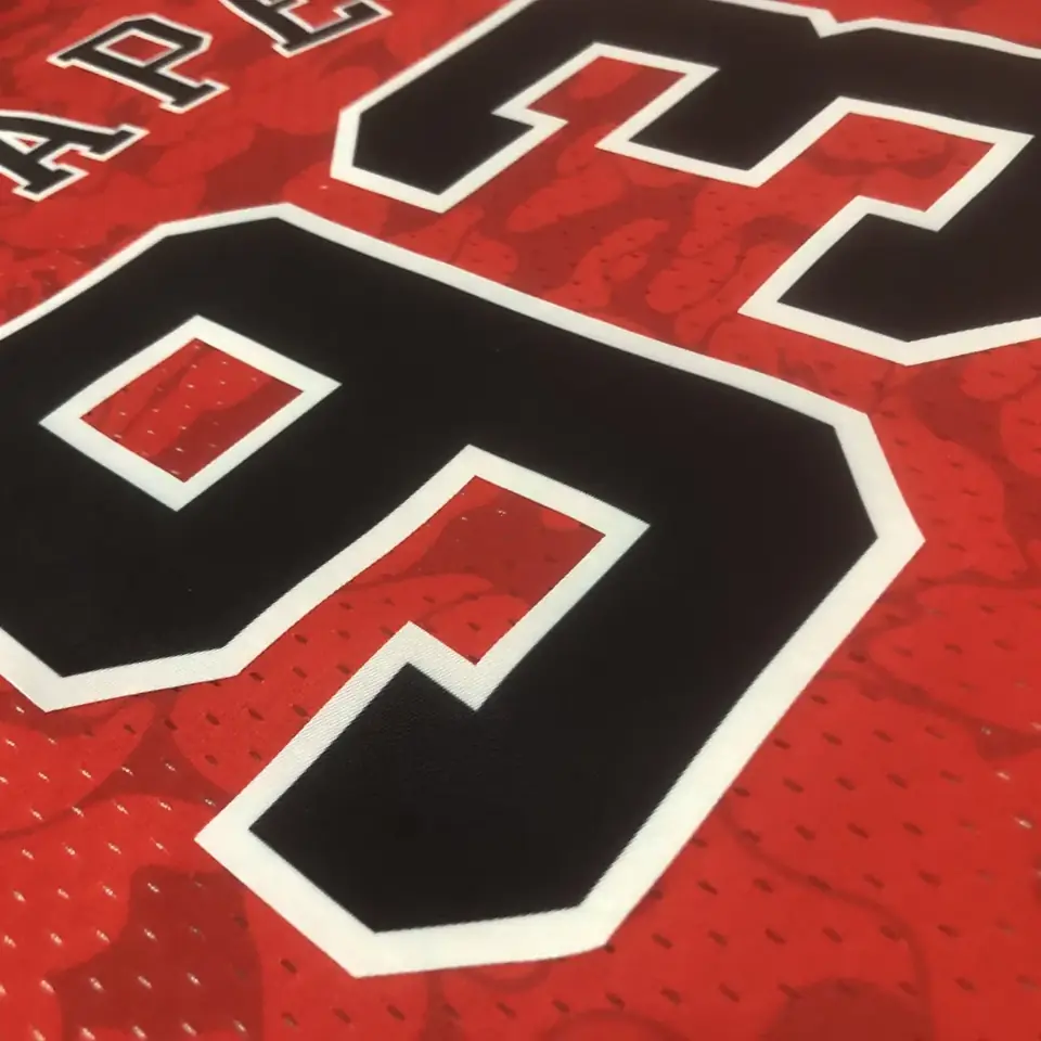 Foto 3 de Camiseta colaborativa BAPE×M&N: Chicago Bulls Ape Head