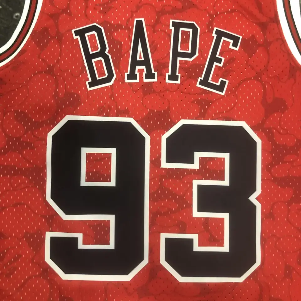 Foto 4 de Camiseta colaborativa BAPE×M&N: Chicago Bulls Ape Head
