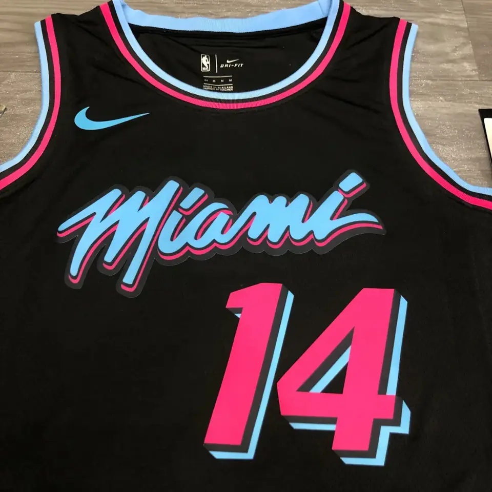 Foto 8 de Miami Heat negro cuello redondo nº 14 Tyler Herro