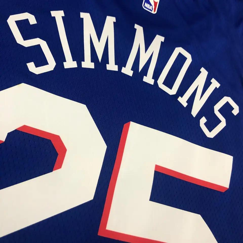 Foto 7 de 76ers cuello en V azul nº 25 Ben Simmons