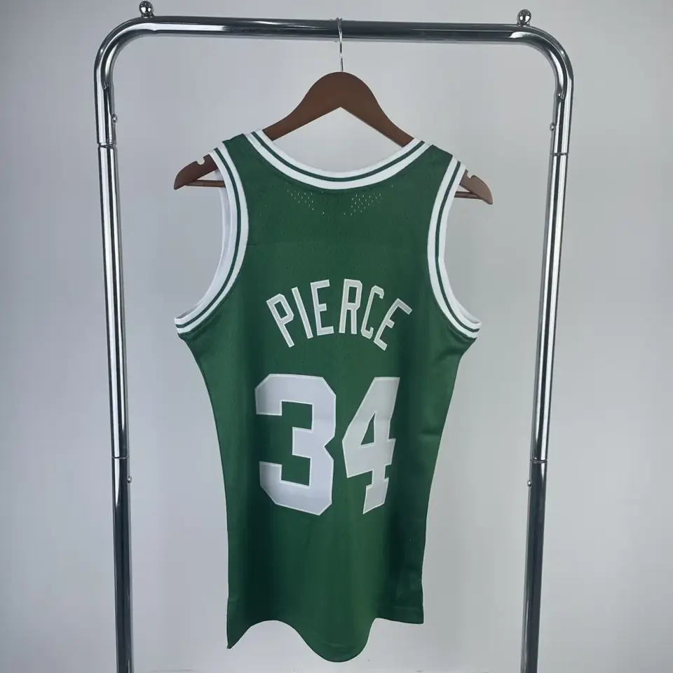 Foto 2 de Camiseta retro termoimpresa MN: SW Boston Celtics temporada 07/08 verde nº 34 Pierce
