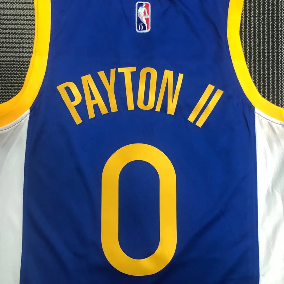 Foto 2 de 75.º aniversario Warriors azul número 0 Payton II