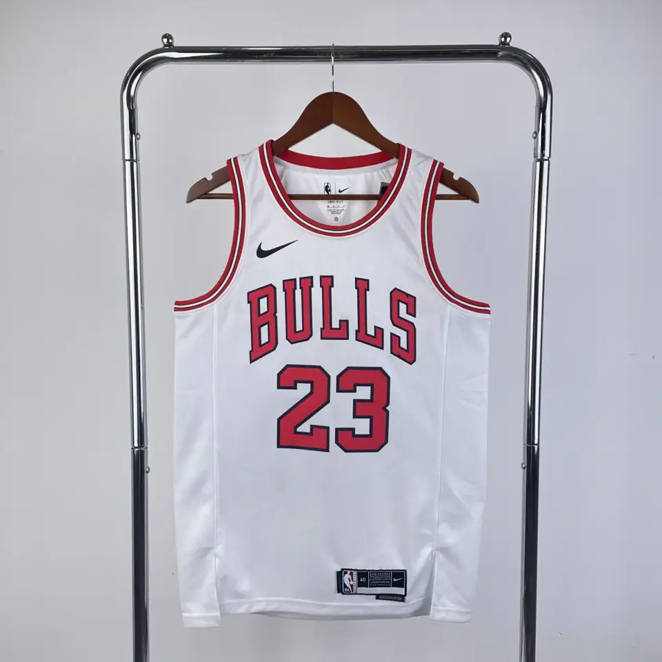 Foto 1 de Temporada 23 Chicago Bulls blanco n.º 23 Jordan