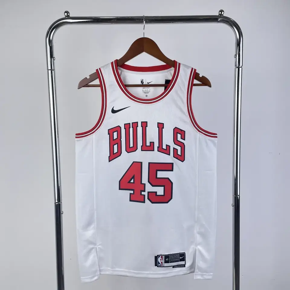 Foto 1 de Temporada 23 Chicago Bulls blanco n.º 45 Jordan