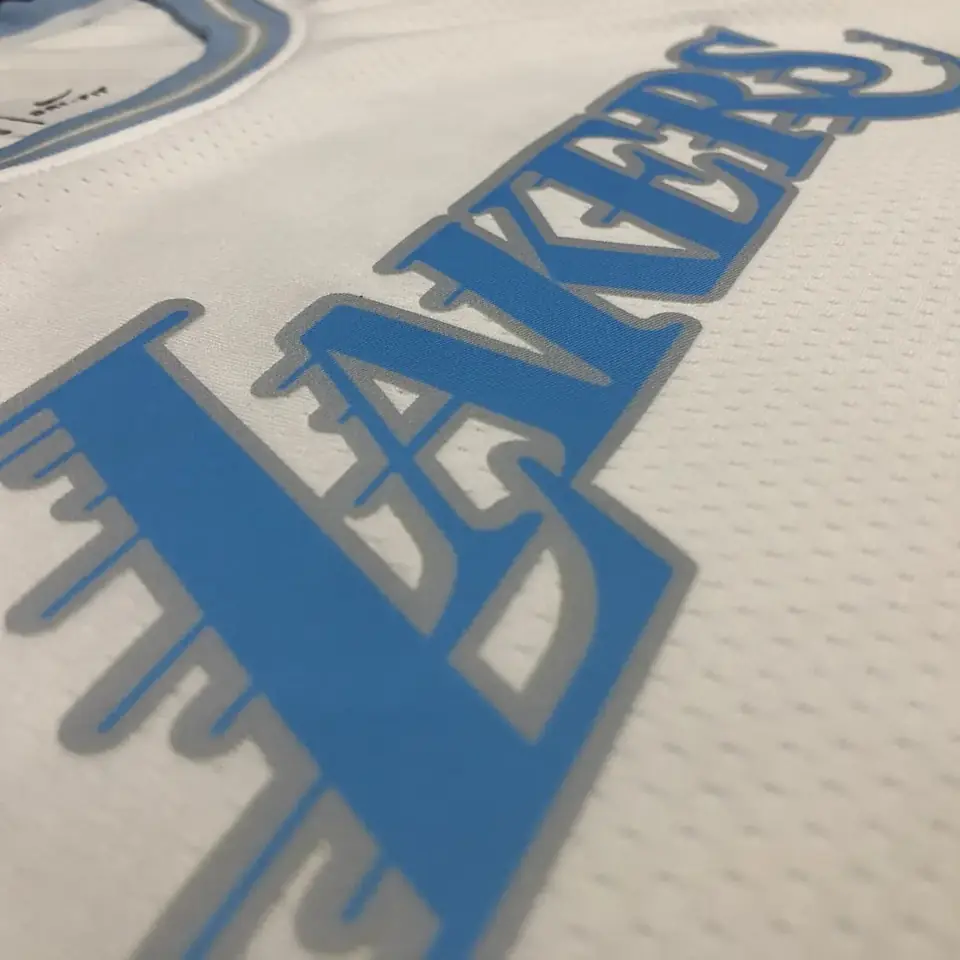 Foto 7 de Temporada 21 Los Angeles Lakers camiseta retro blanca n.º 24 Kobe Bryant