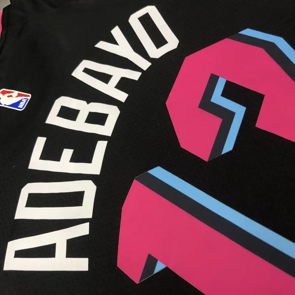 Foto 5 de Heat de Miami cuello redondo negro n.º 13 Bam Adebayo