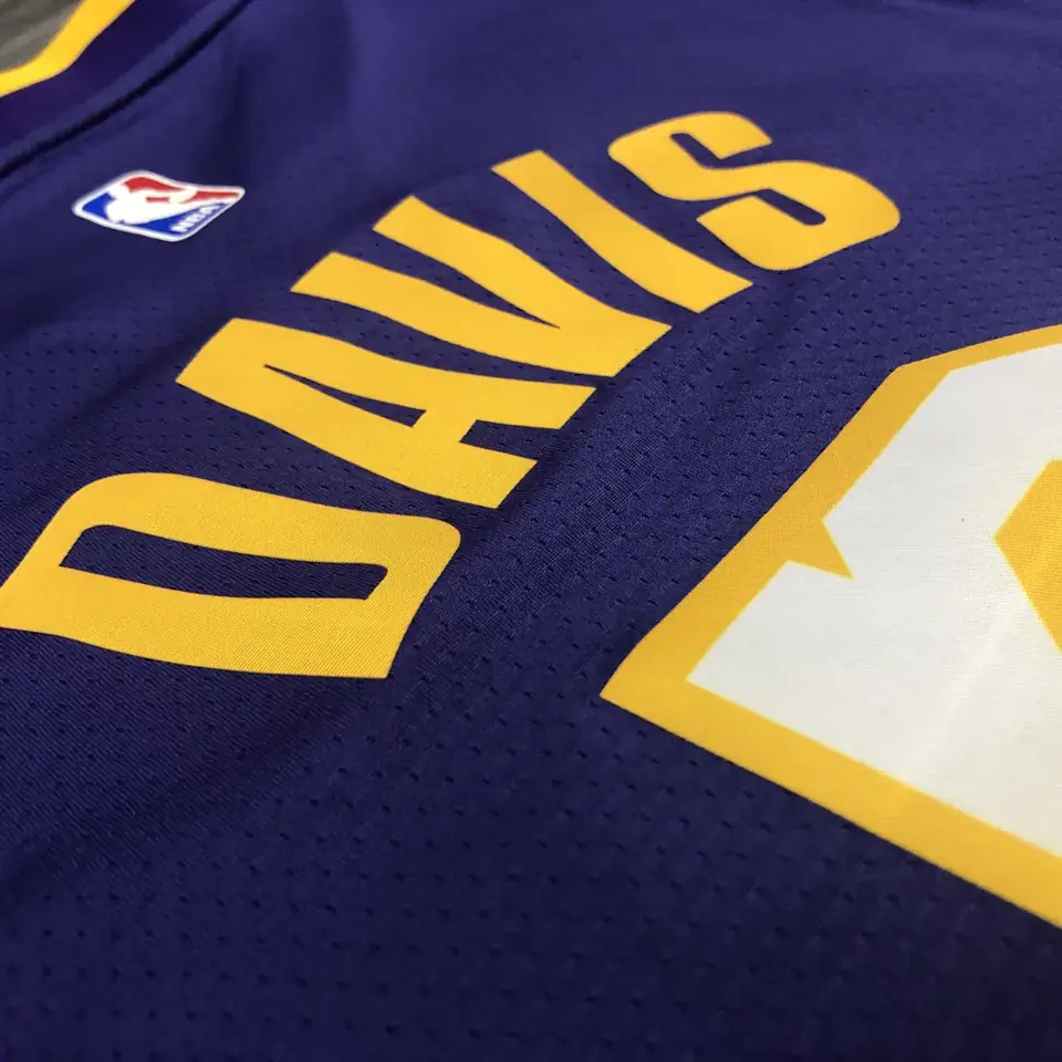 Foto 3 de Los Angeles Lakers morado cuello en V nº 3 Anthony Davis