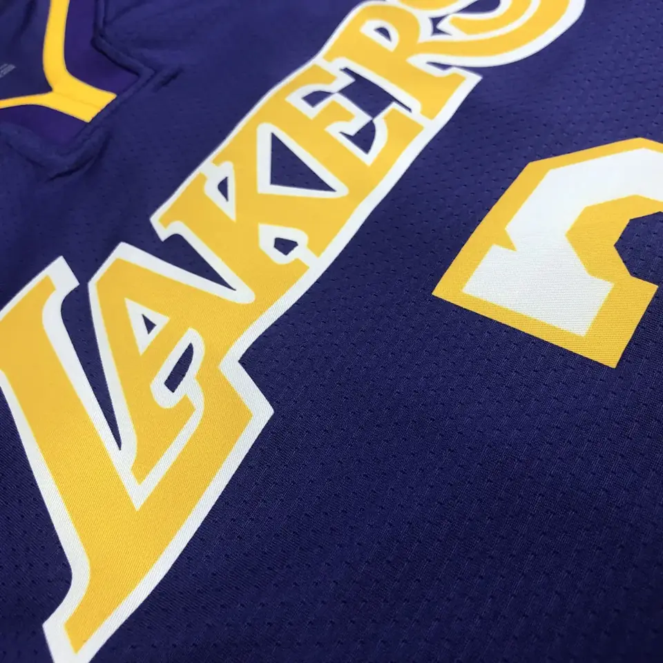 Foto 5 de Los Angeles Lakers morado cuello en V nº 3 Anthony Davis