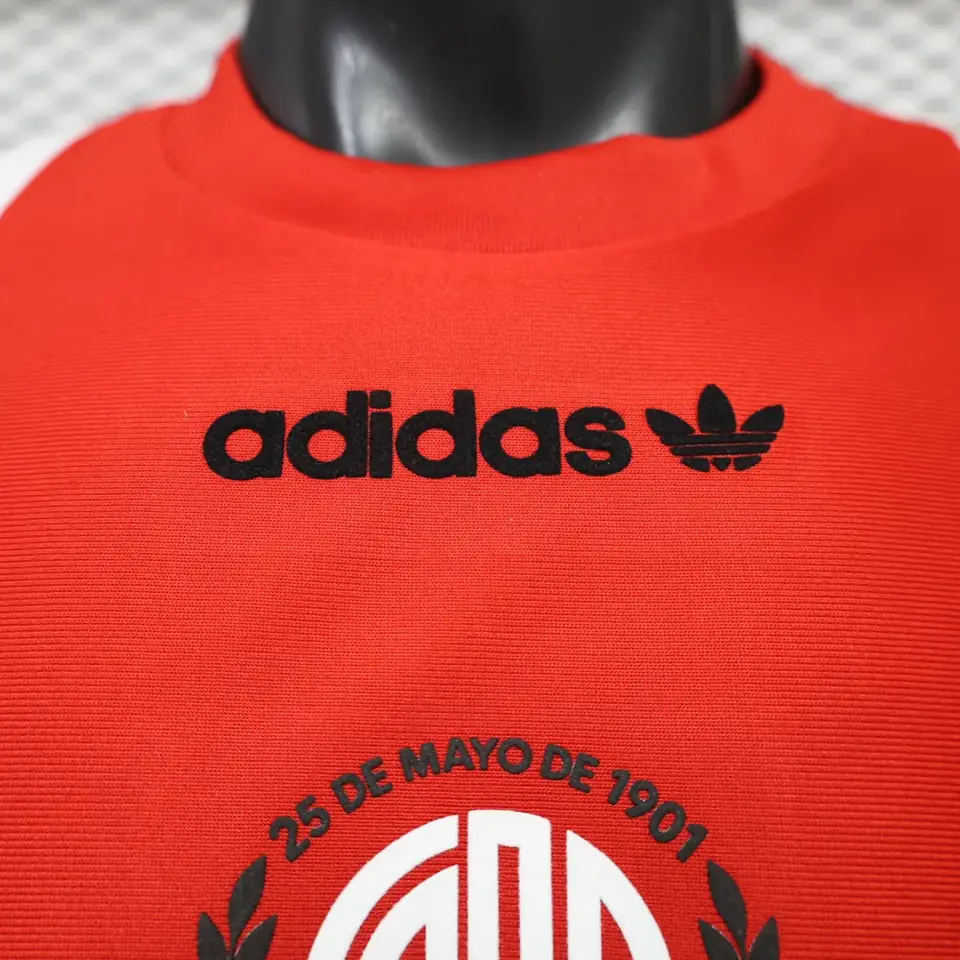 Foto 7 de Camiseta informal retro de River Plate, roja, tallas S-3XL (26-27) · Argentina