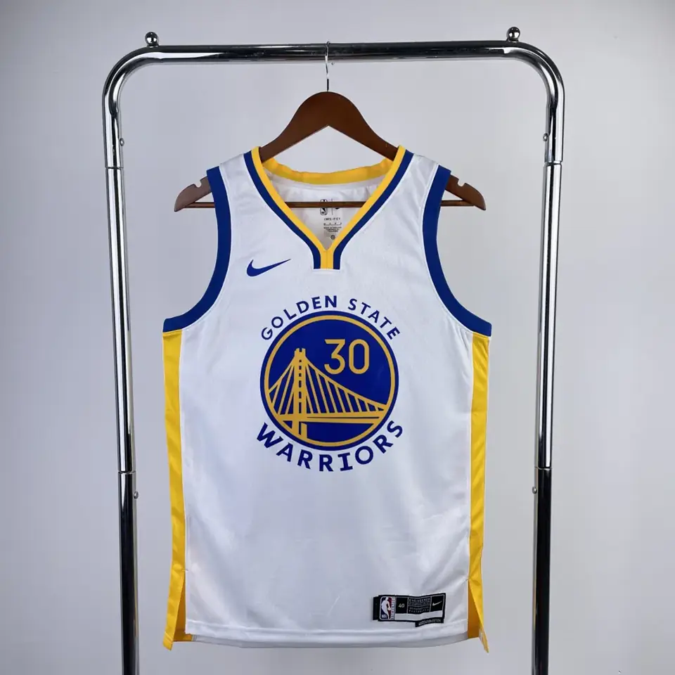 Foto 2 de Temporada 23 Warriors cuello en V blanca n.º 2974 Curry