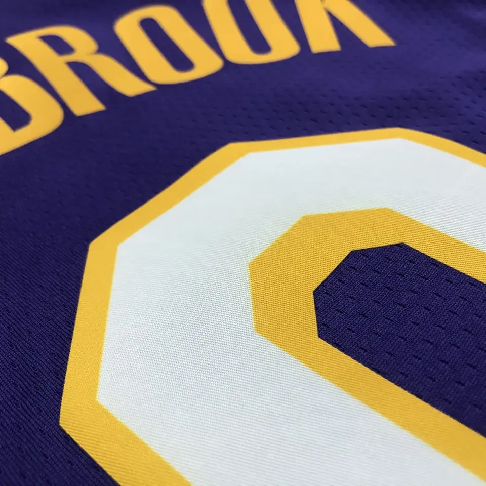 Foto 6 de Lakers cuello en V morado #0 Westbrook
