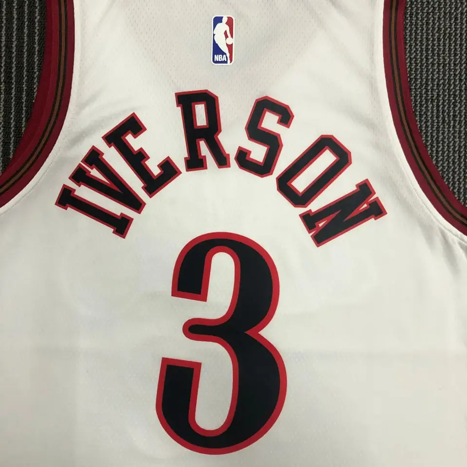 Foto 4 de 76ers retro Gran Estrella blanco número 3 Iverson