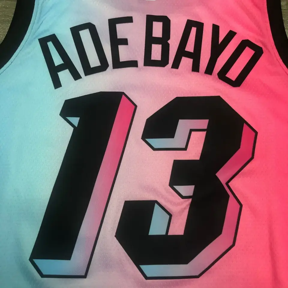 Foto 8 de Temporada 21 Heat de Miami edición ciudad con degradado, n.º 13 Bam Adebayo