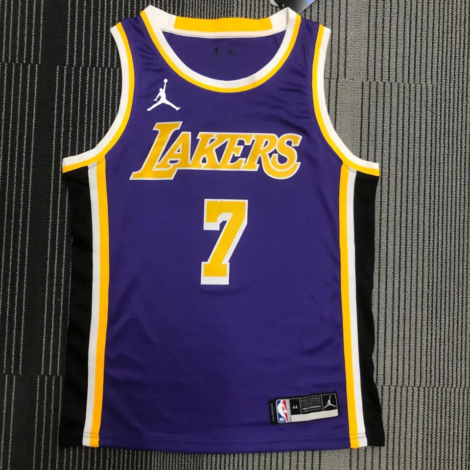 Foto 1 de Lakers cuello redondo morado (estilo Air Jordan) n.º 7 Anthony