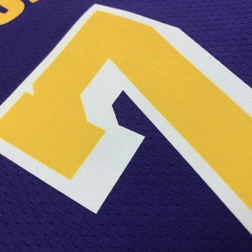 Foto 8 de Lakers cuello redondo morado (estilo Air Jordan) n.º 7 Anthony