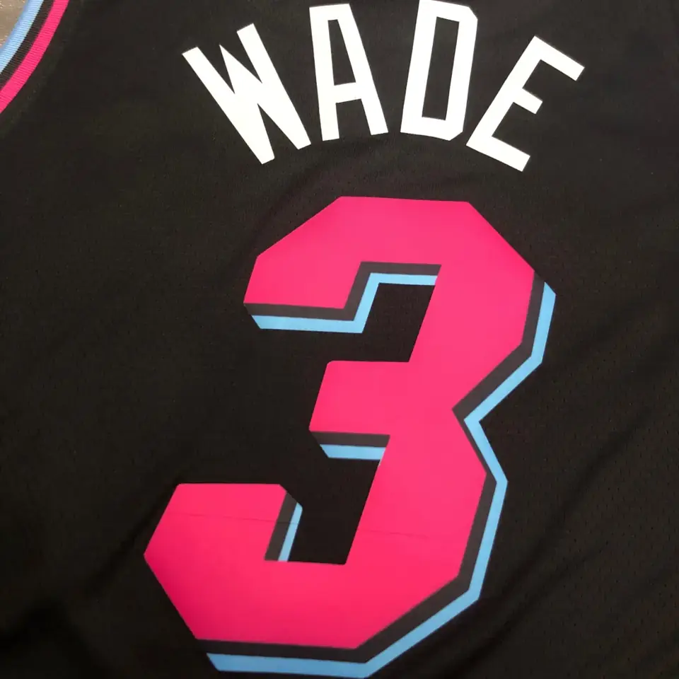 Foto 7 de Miami Heat cuello redondo negro nº 3 Wade