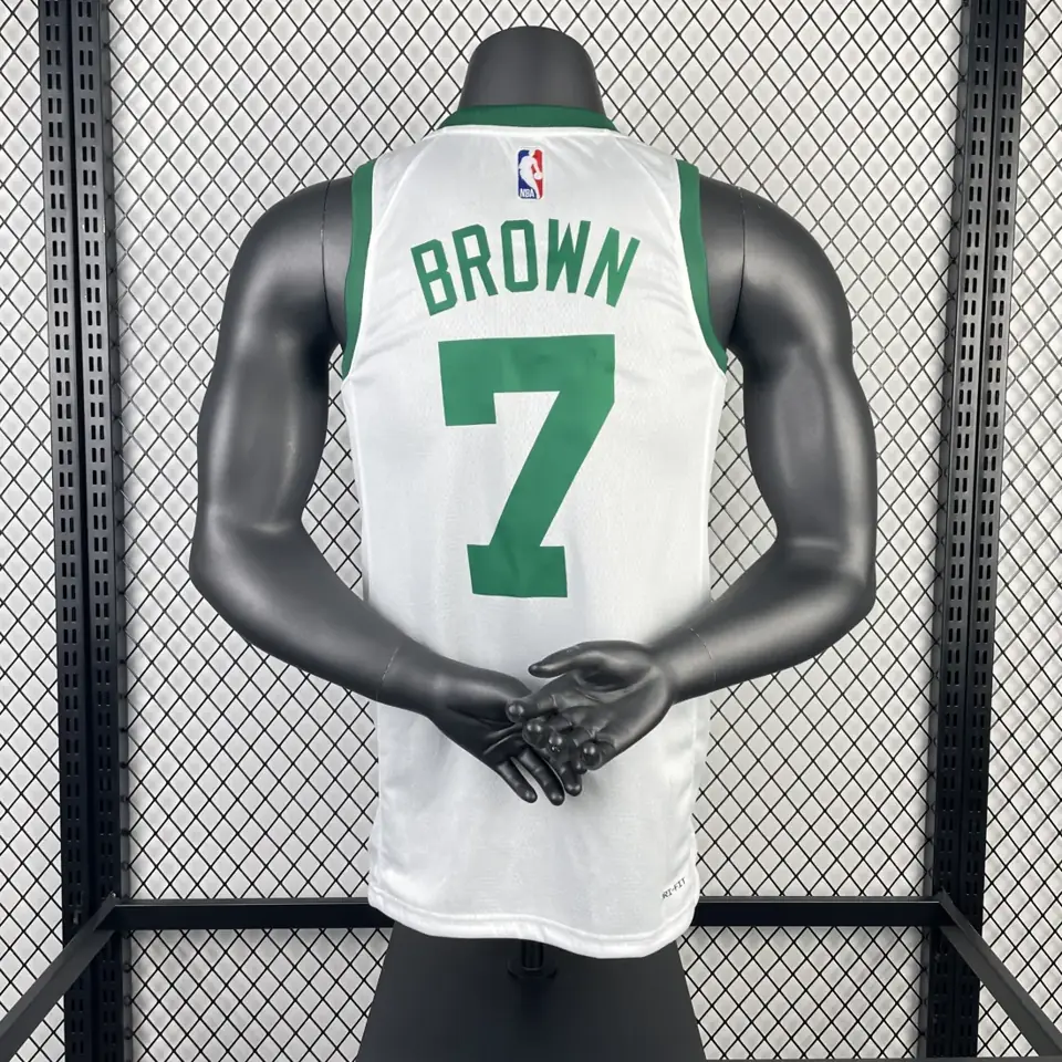 Foto 2 de 75.º aniversario Temporada 22 Celtics retro nº 7 Brown