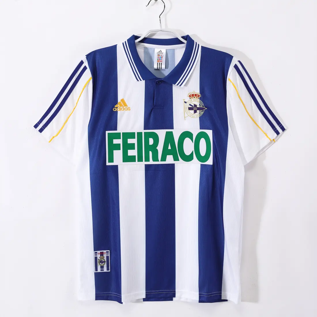 Foto 1 de Temporada 1999/00 Deportivo de La Coruña local azul y blanco 0B