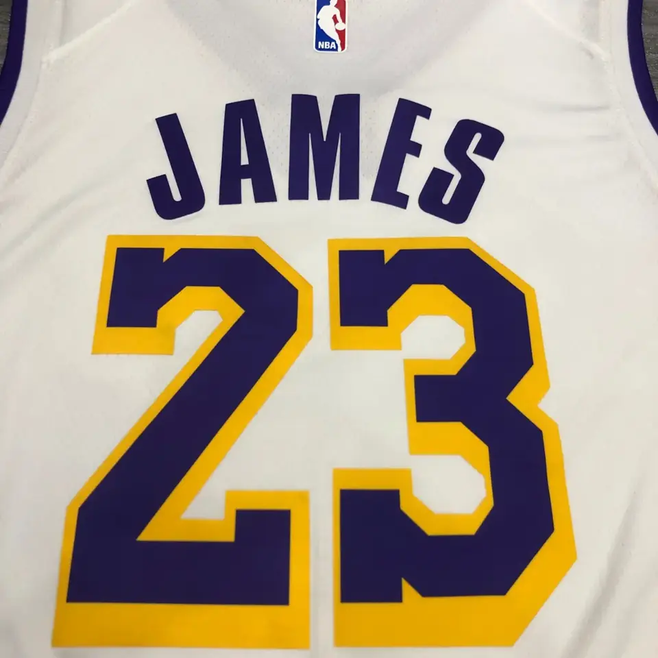 Foto 4 de Los Angeles Lakers blanco cuello en V nº 23 James