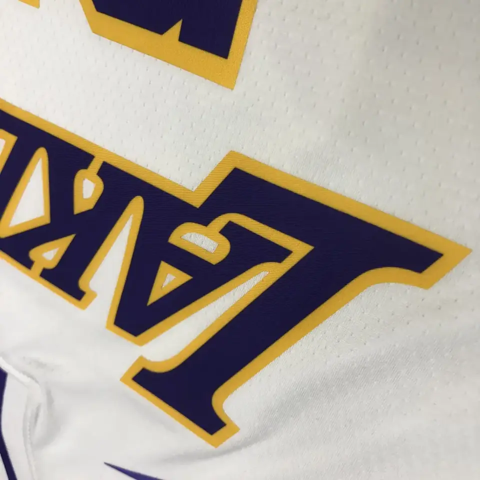 Foto 6 de Los Angeles Lakers blanco cuello en V nº 23 James