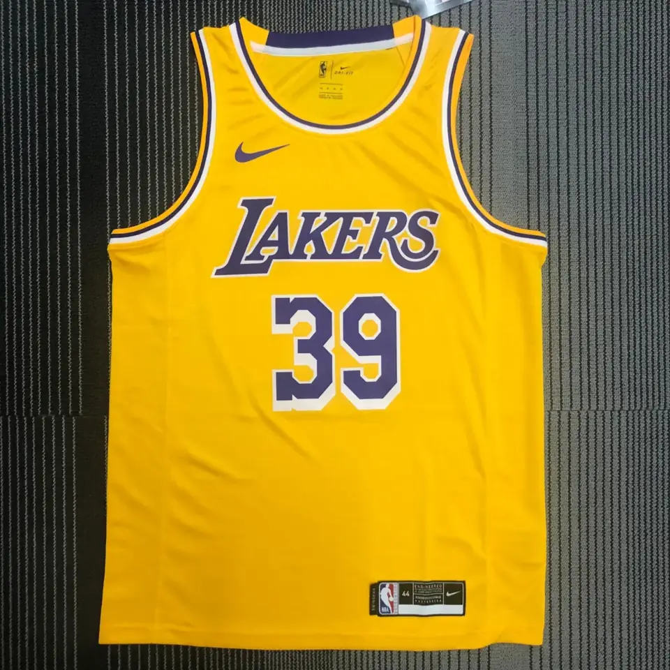Foto 1 de Lakers de Los Ángeles cuello redondo amarillo N.º 39 Dwight Howard
