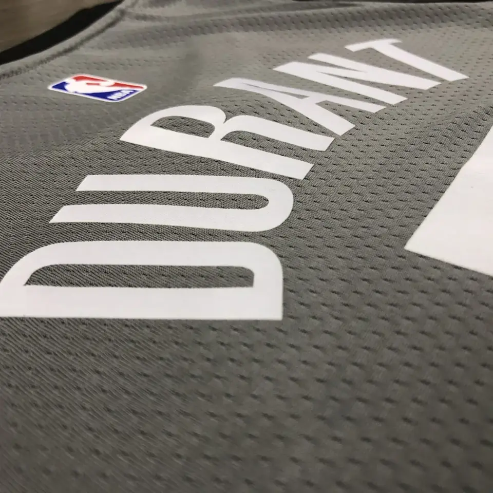 Foto 8 de Temporada 21 Brooklyn Nets camiseta gris temática Jordan n.º 7 Kevin Durant