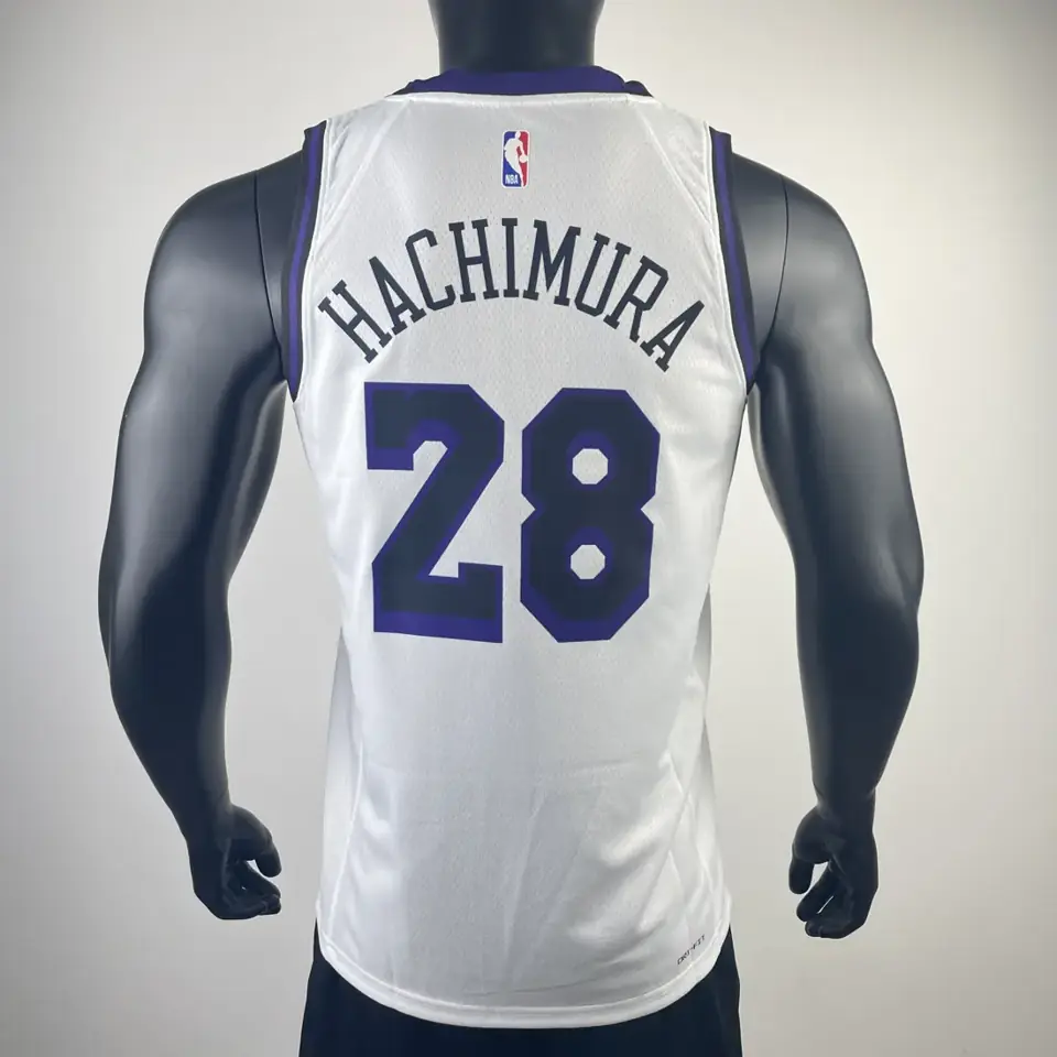 Foto 2 de Personalizado sin cambios ni devoluciones: temporada 23 Los Angeles Lakers edición ciudad nº28 Hachimura
