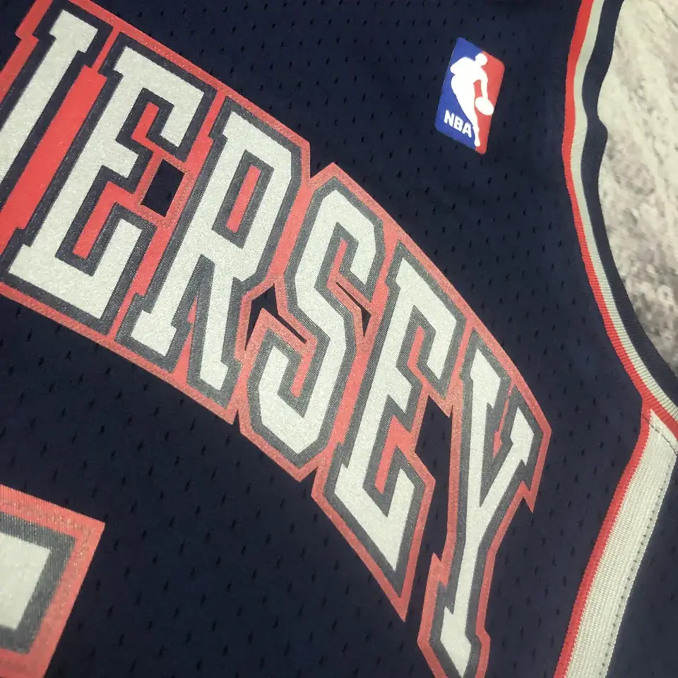 Foto 8 de MN camiseta retro termoimpresa: SW Nets temporada 06/07 azul marino nº 5 Jason Kidd