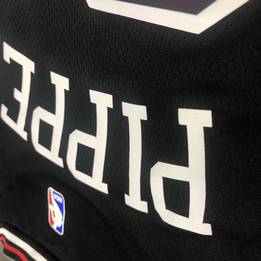 Foto 6 de Chicago Bulls negro de cuello redondo nº 33 Pippen