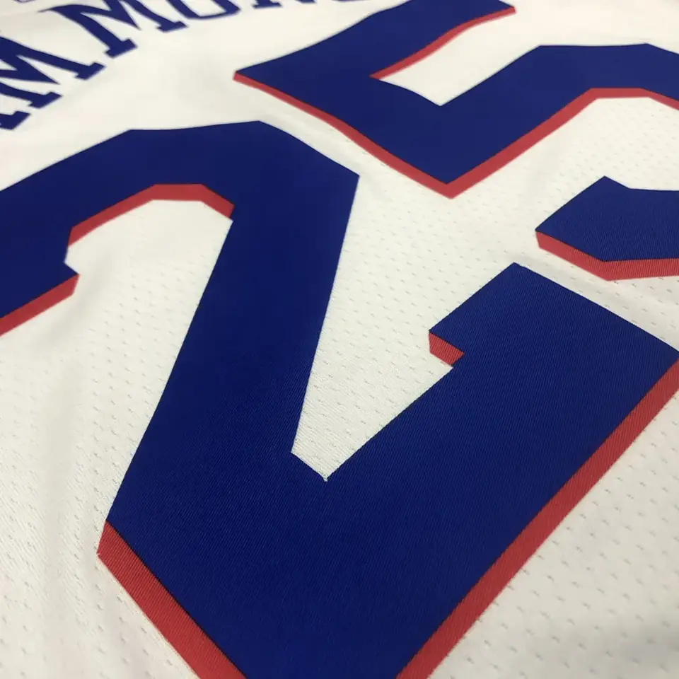 Foto 7 de 76ers cuello en V blanco nº 25 Ben Simmons
