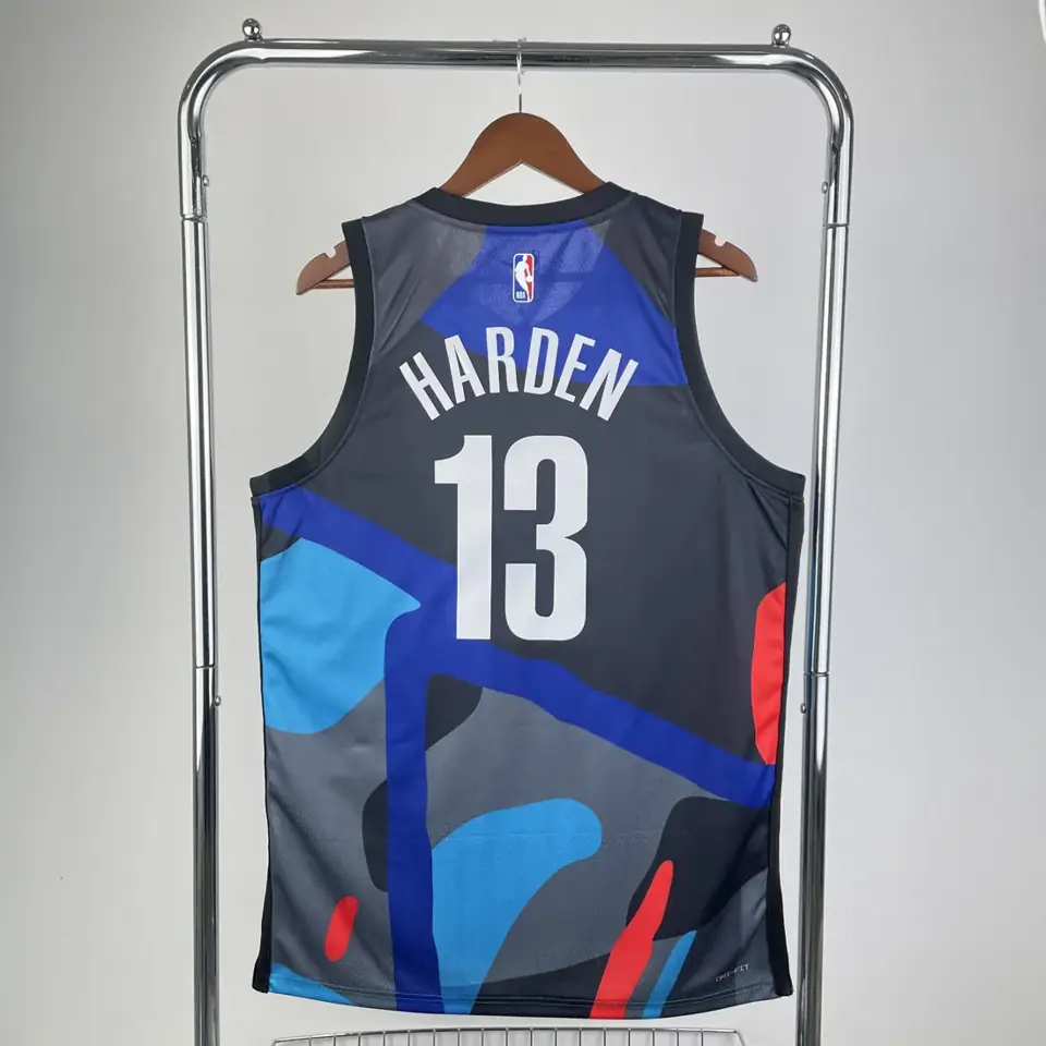 Foto 7 de Temporada 24 Brooklyn Nets camiseta City Edition número 13 Harden