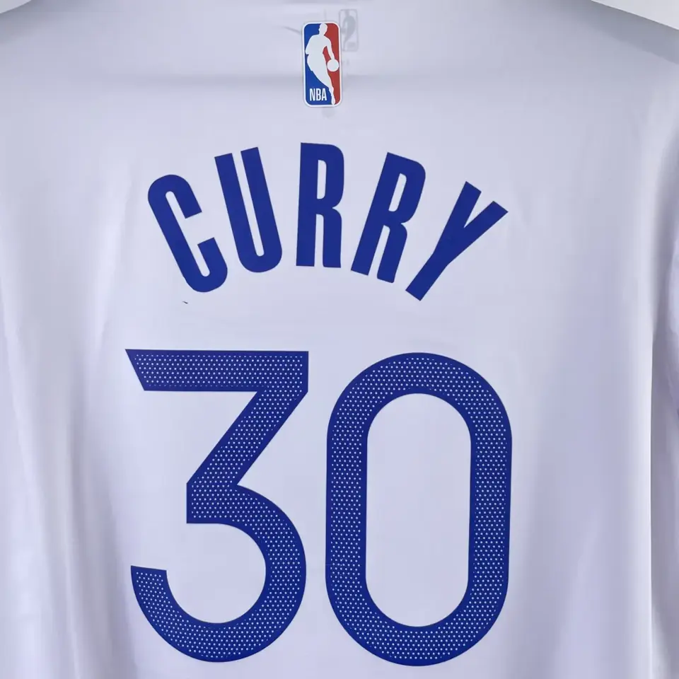 Foto 3 de Golden State Warriors blanco nº30 camiseta de manga corta de secado rápido