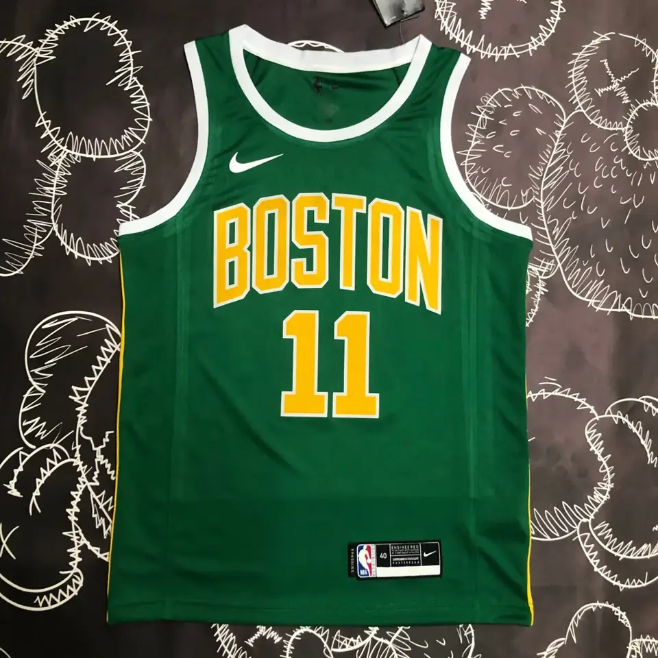 Foto 8 de Celtics verde y dorado número 11 Irving