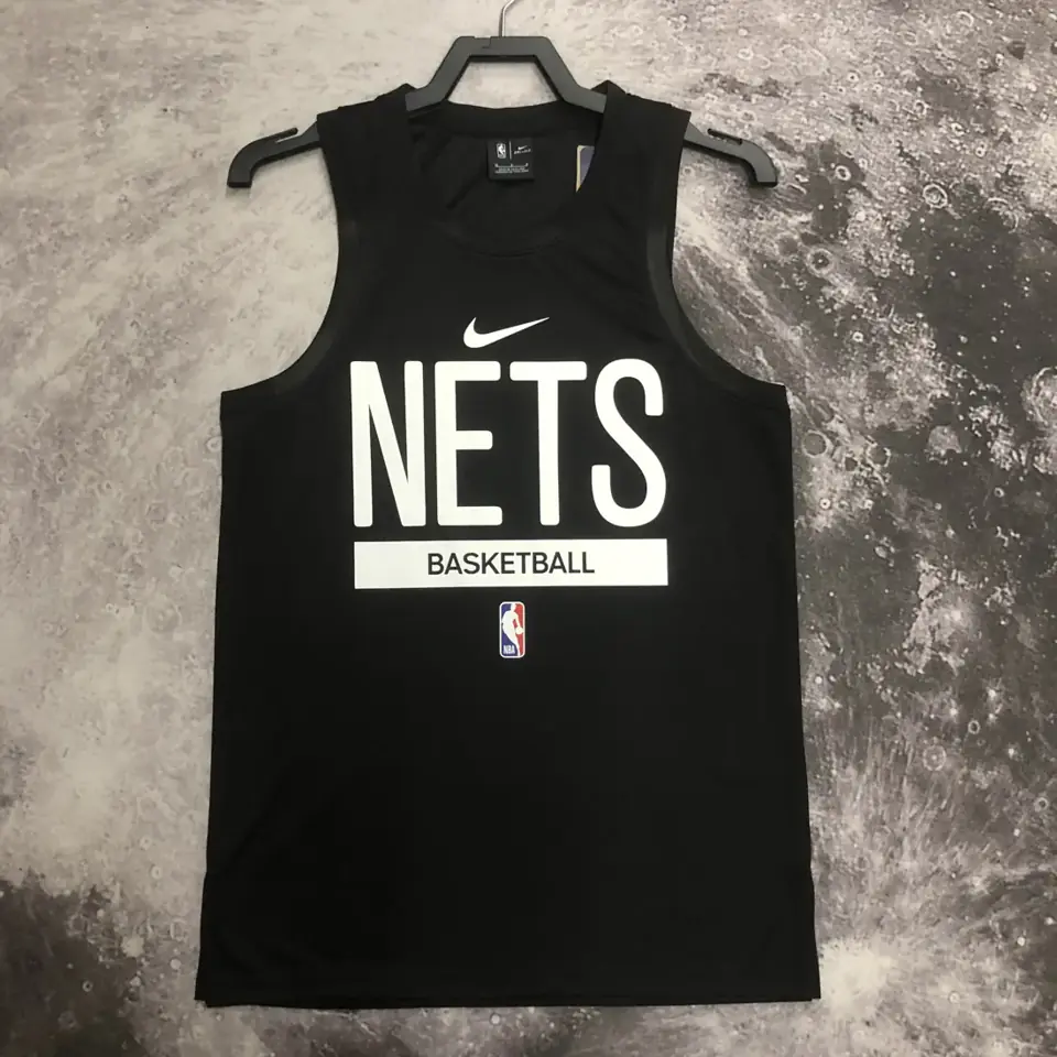 Foto 5 de Temporada 23 chaleco de entrenamiento versión jugador negro de los Nets