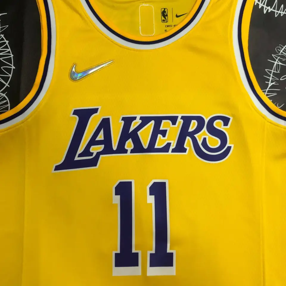 Foto 7 de 75º aniversario Lakers amarillo número 11 Irving