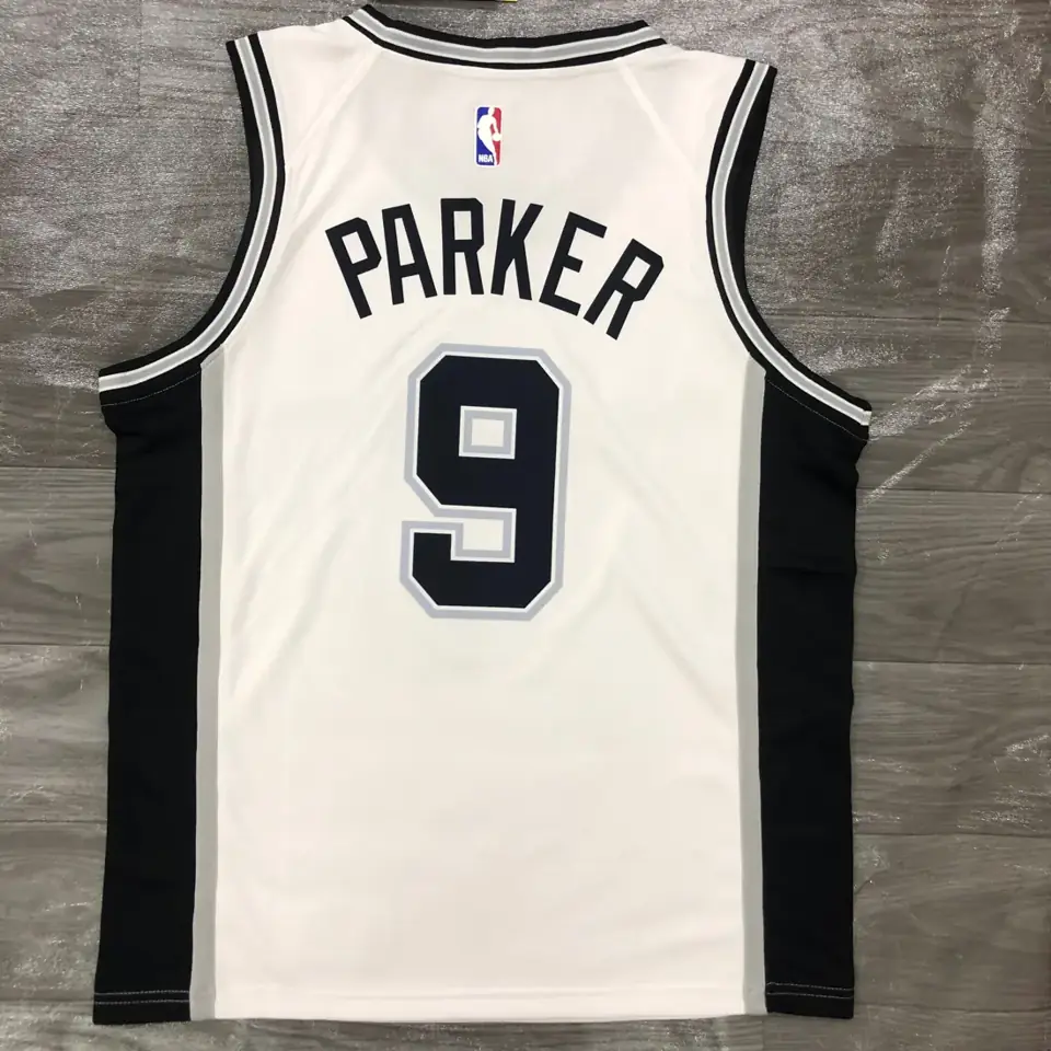 Foto 2 de San Antonio Spurs blanco número 9 Tony Parker