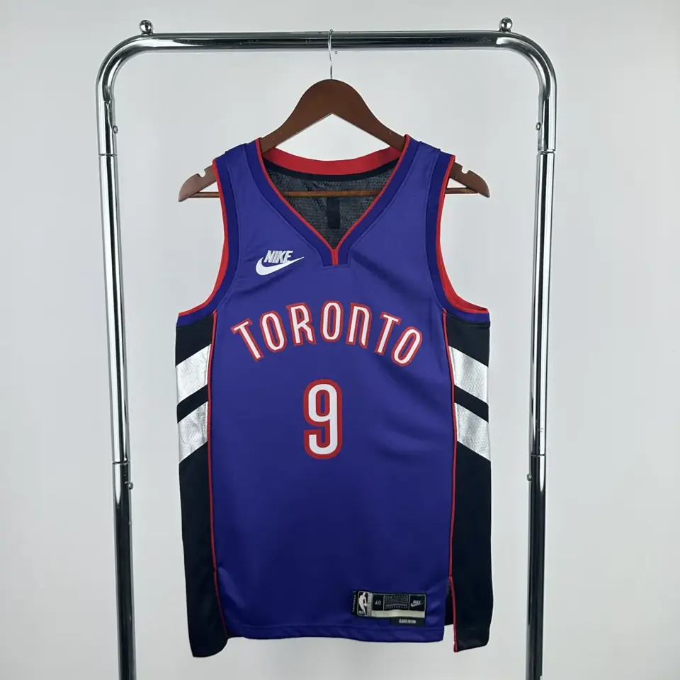 Foto 1 de Temporada 25 Raptors retro número 9 Barrett