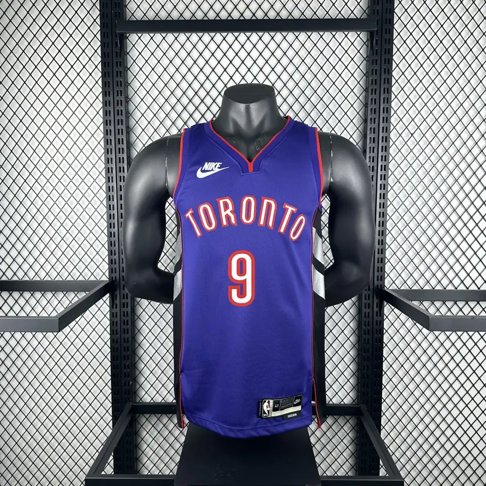 Foto 3 de Temporada 25 Raptors retro número 9 Barrett